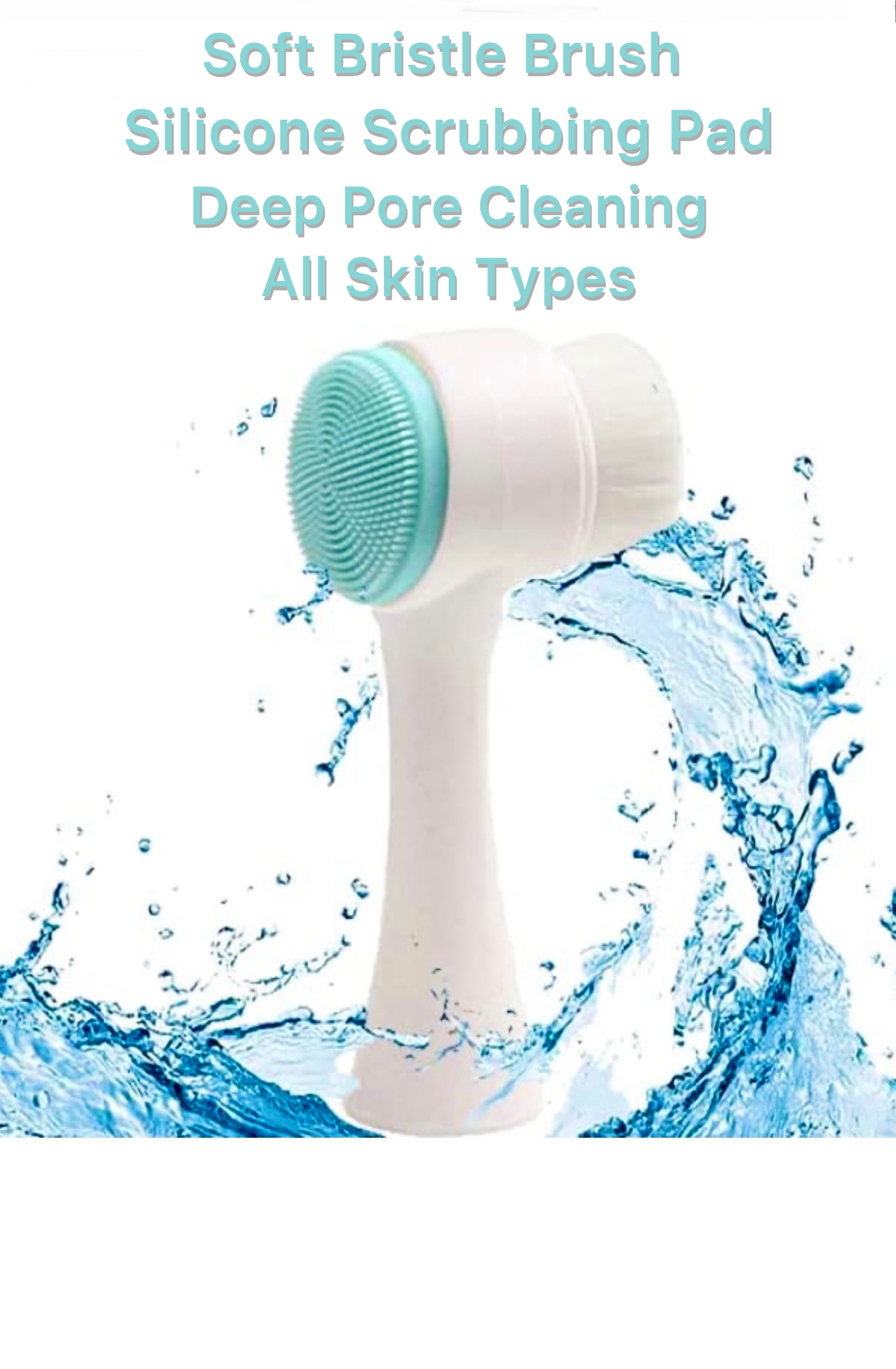Soft bristle face brush deals